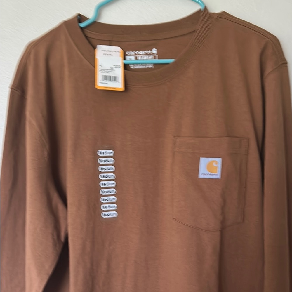 Carhartt Duck Brown Long Sleeve Shirt
